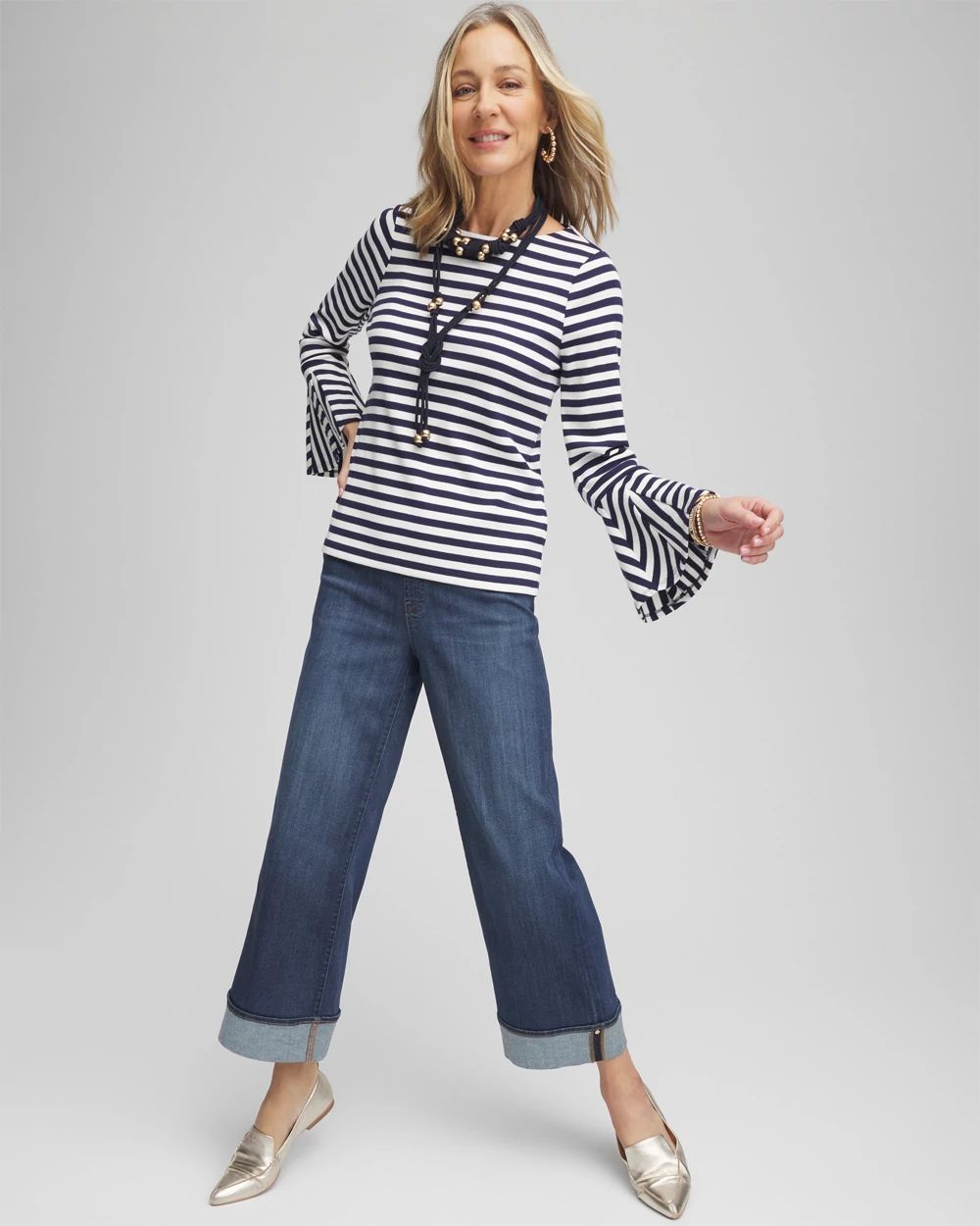 Pull-On Cuffed Jeans | Chico's Pull-On Cuffed Jeans | Chico's